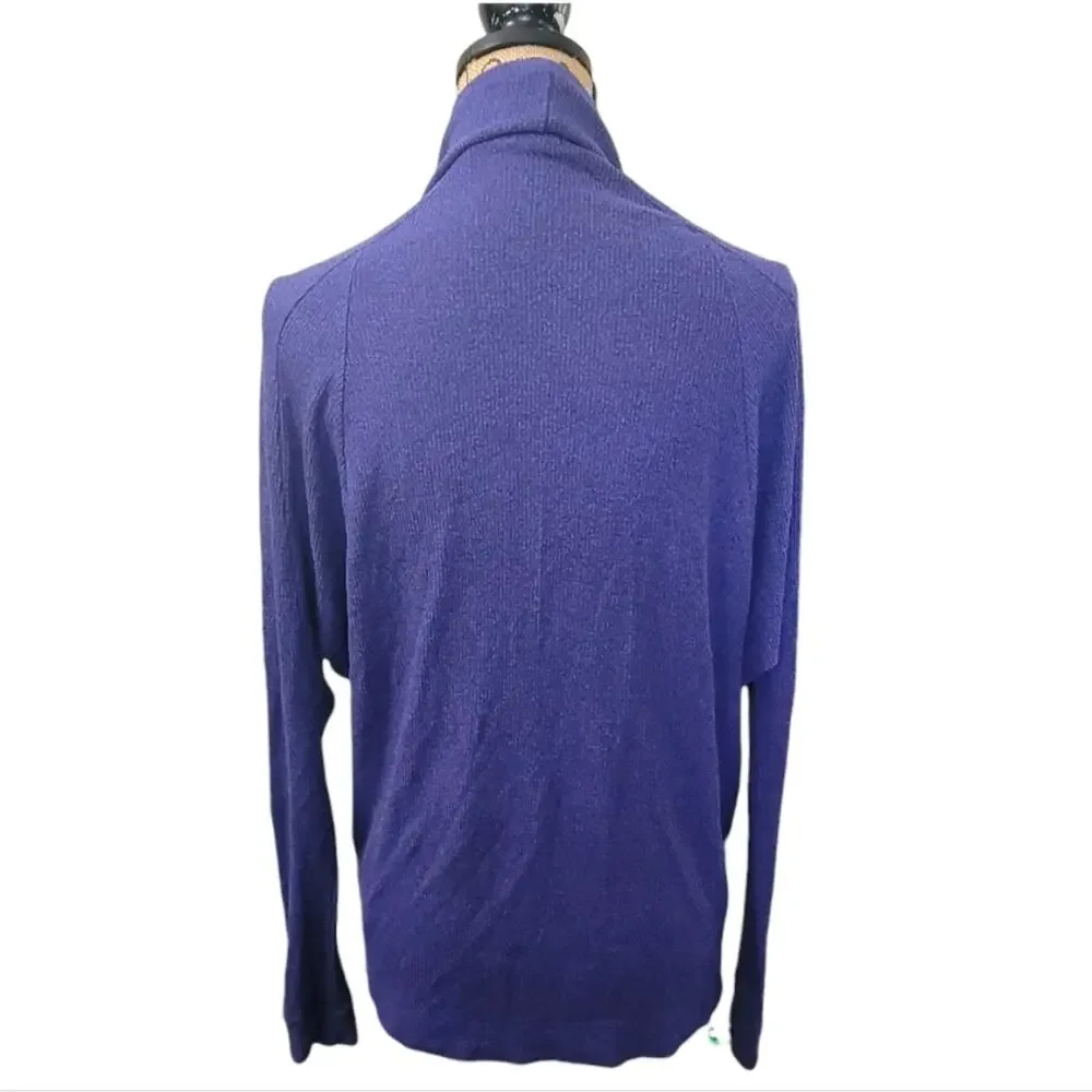 Small Ecote UO bluish purple slouchy cardigan